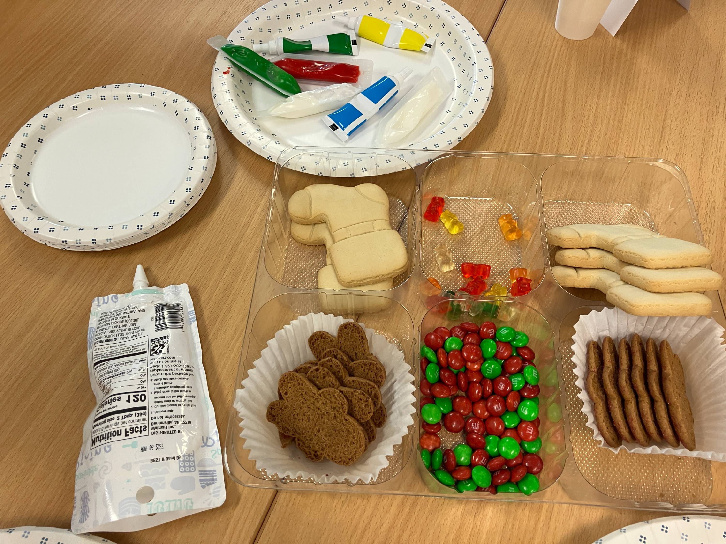 cookie making at iahsj holiday party