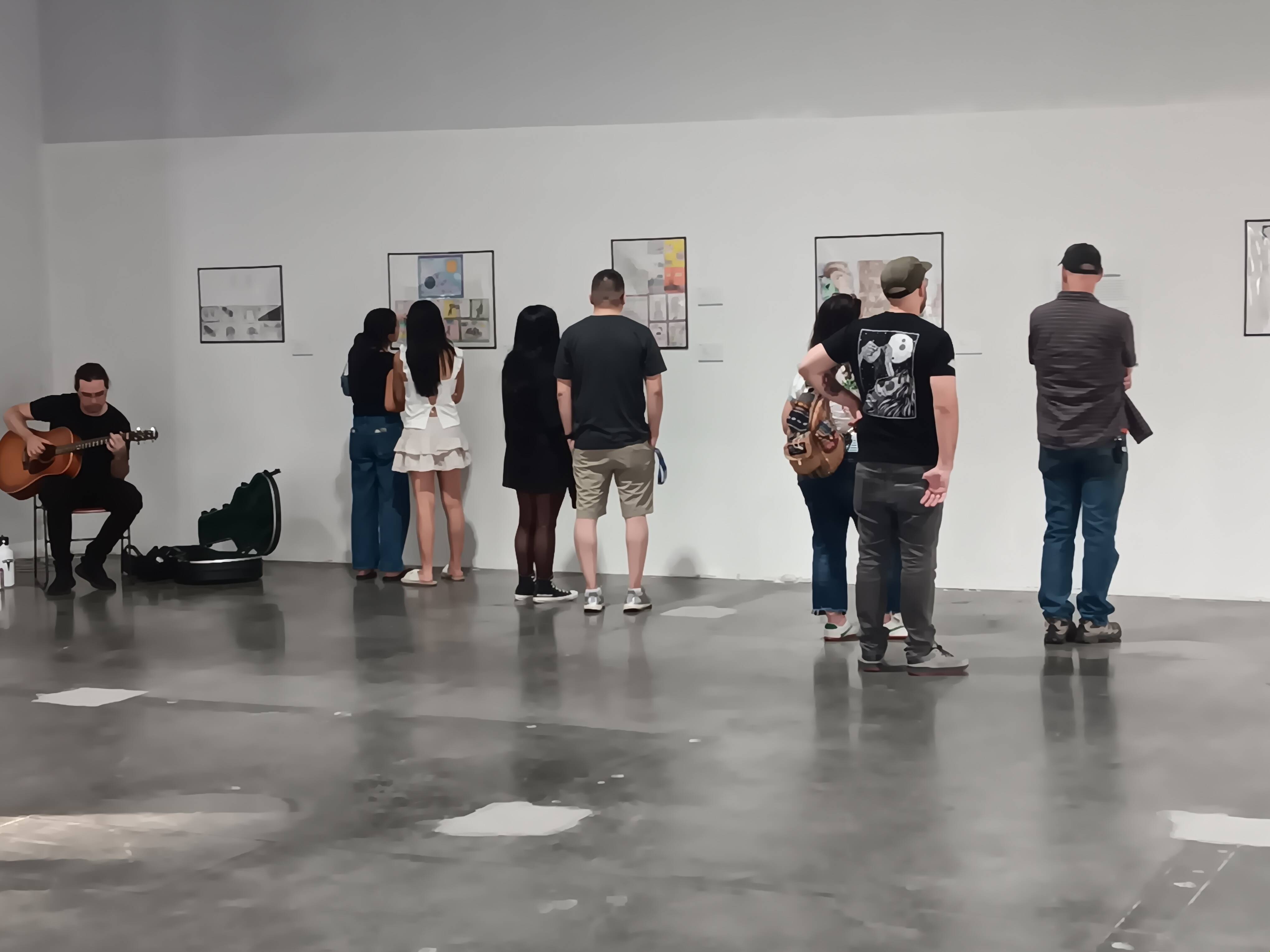 Prison Arts Collective, Inside the Comic Panel Exhibition
